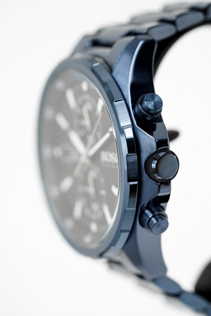 Hugo Boss Men's Watch Chronograph Globetrotter Blue PVD - HB1513824 - Image 4